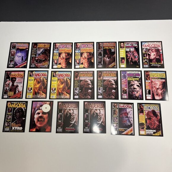 Vtg. Lot Of 20 Fangoria Horror Collector Trading Cards 1992 USA - Picture 1 of 8